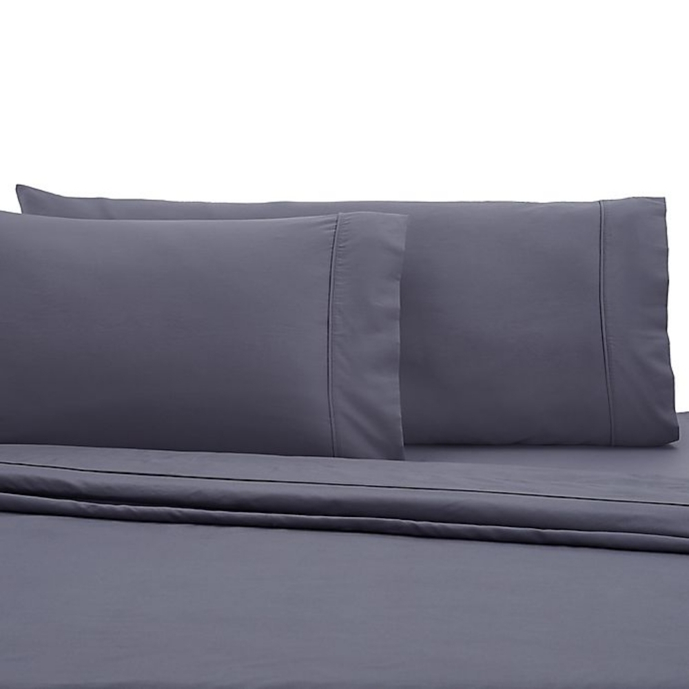 100% Egyptian Cotton 2 Pack Pillowcases Standard/Queen